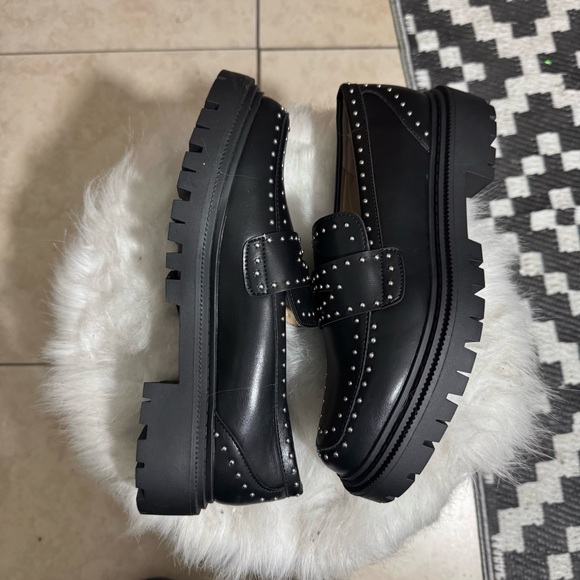 ASOS Men’s studded  penny loafer with chunky sole . - Picture 4 of 7